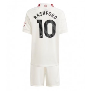 Manchester United Marcus Rashford #10 Dětské Alternativní dres komplet 2023-24 Krátký Rukáv (+ trenýrky)